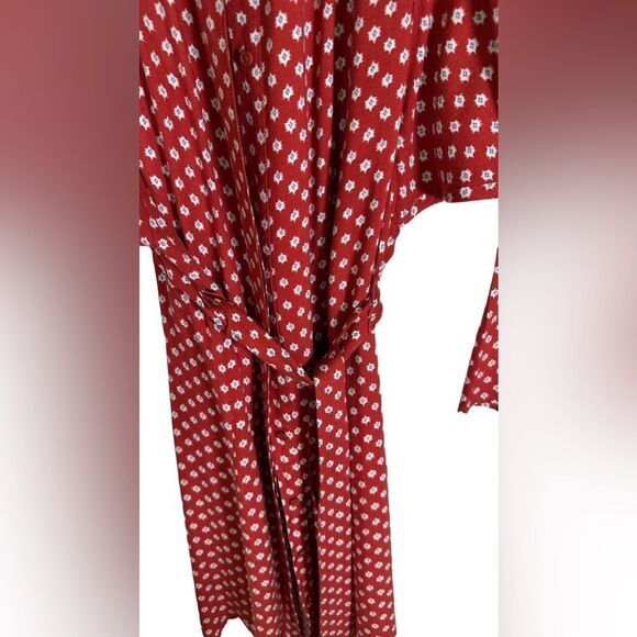 Joie | Myune Women’s Dress Size XS Button Front Shirt Ditsy Print dolman sleeves - Picture 5 of 13